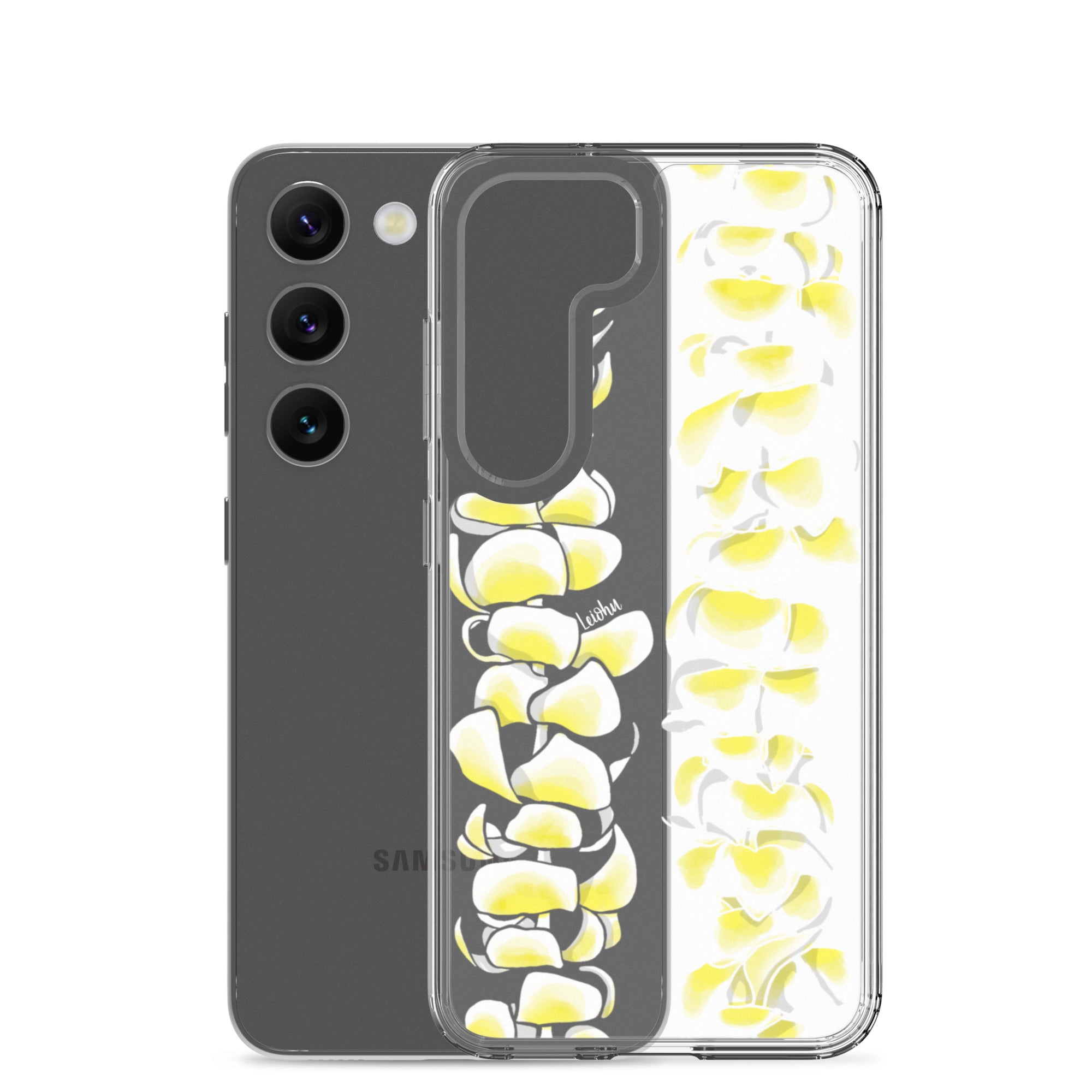 Plumeria - Clear Case for Samsung® - LEIOHU DESIGNS
