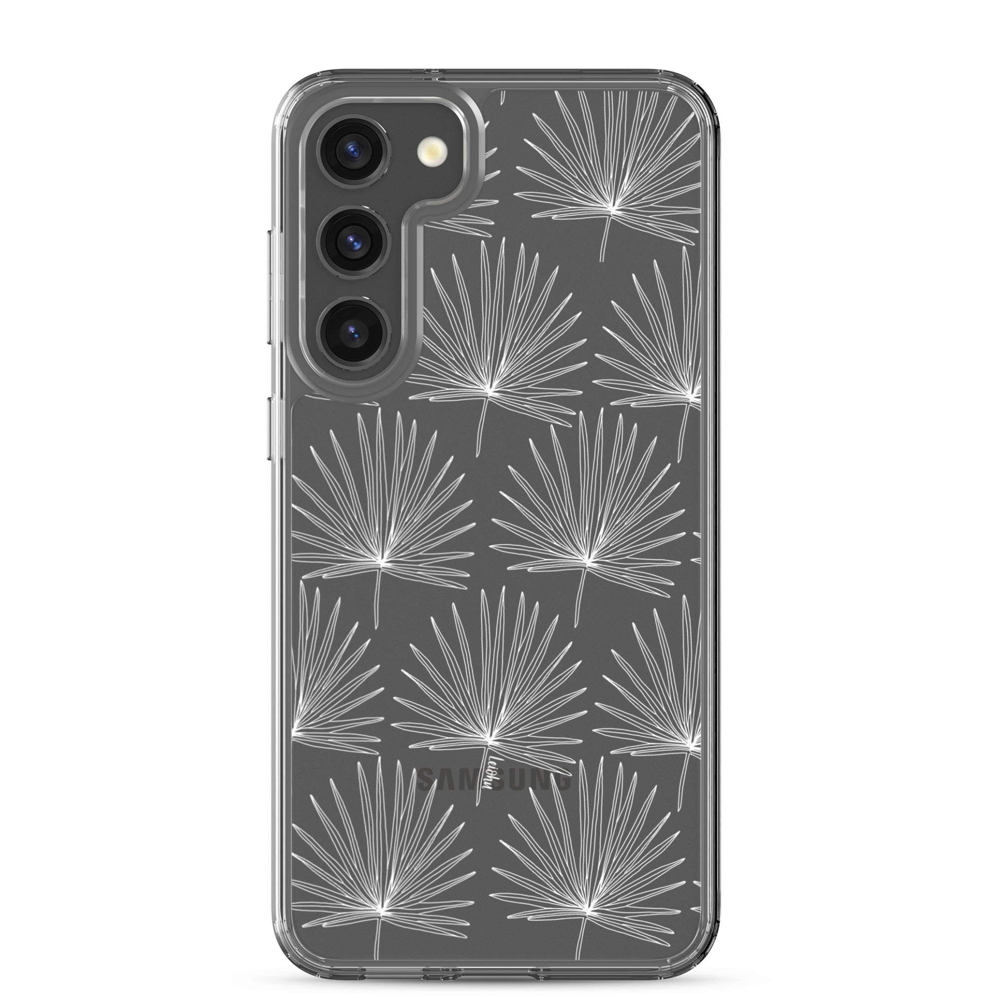 Fan Palm - Clear Case for Samsung® - LEIOHU DESIGNS