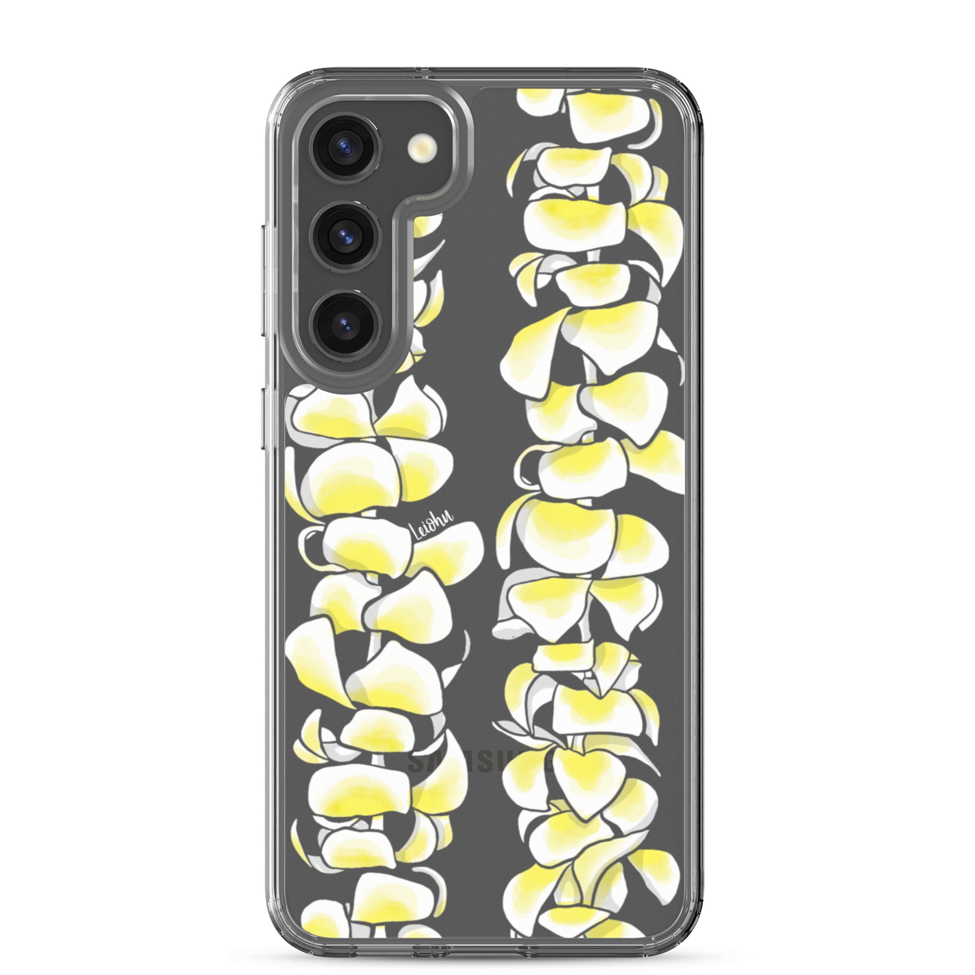 Plumeria - Clear Case for Samsung® - LEIOHU DESIGNS