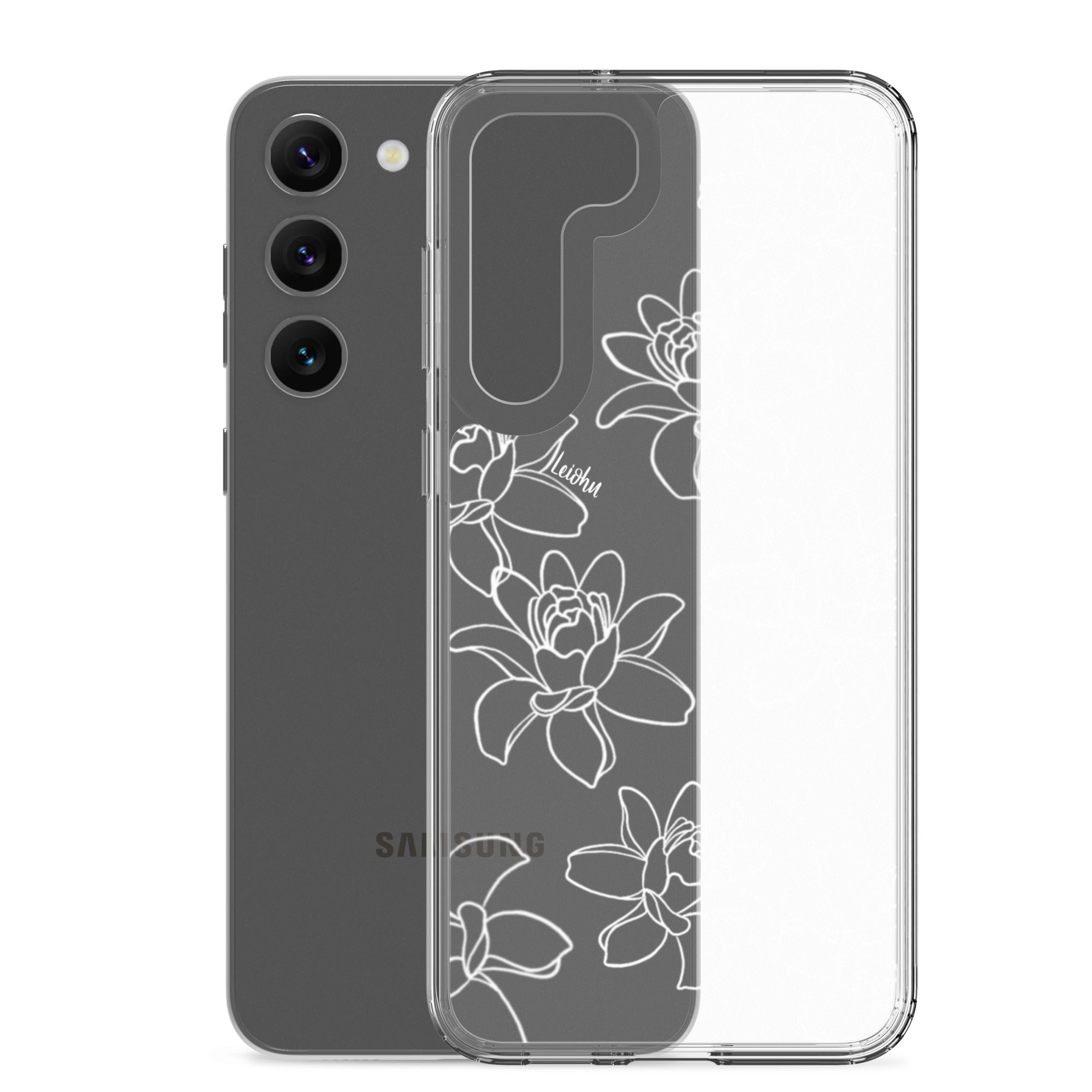 Tuberose - Clear Case for Samsung® - LEIOHU DESIGNS