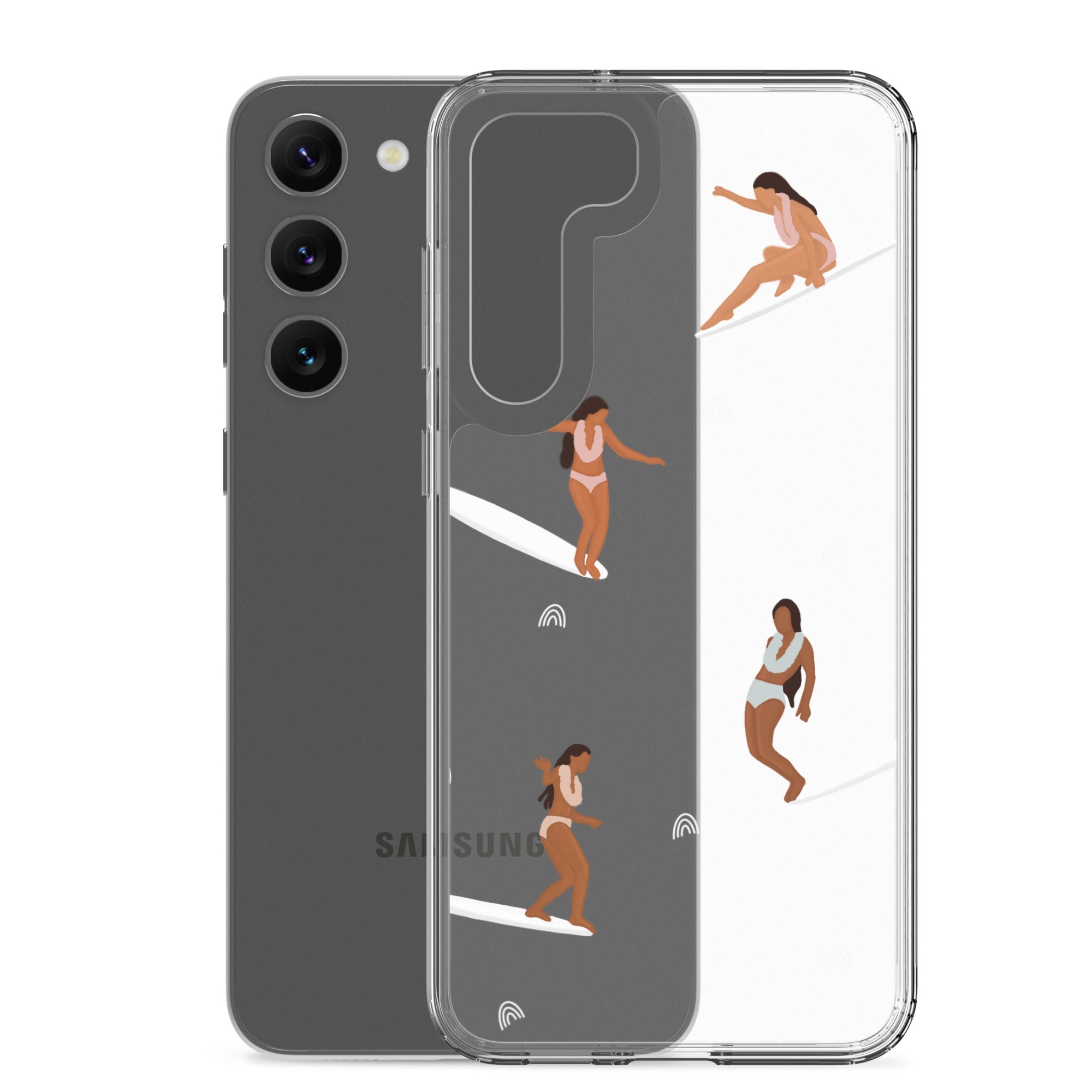 He'e Nalu - Clear Case for Samsung® - LEIOHU DESIGNS