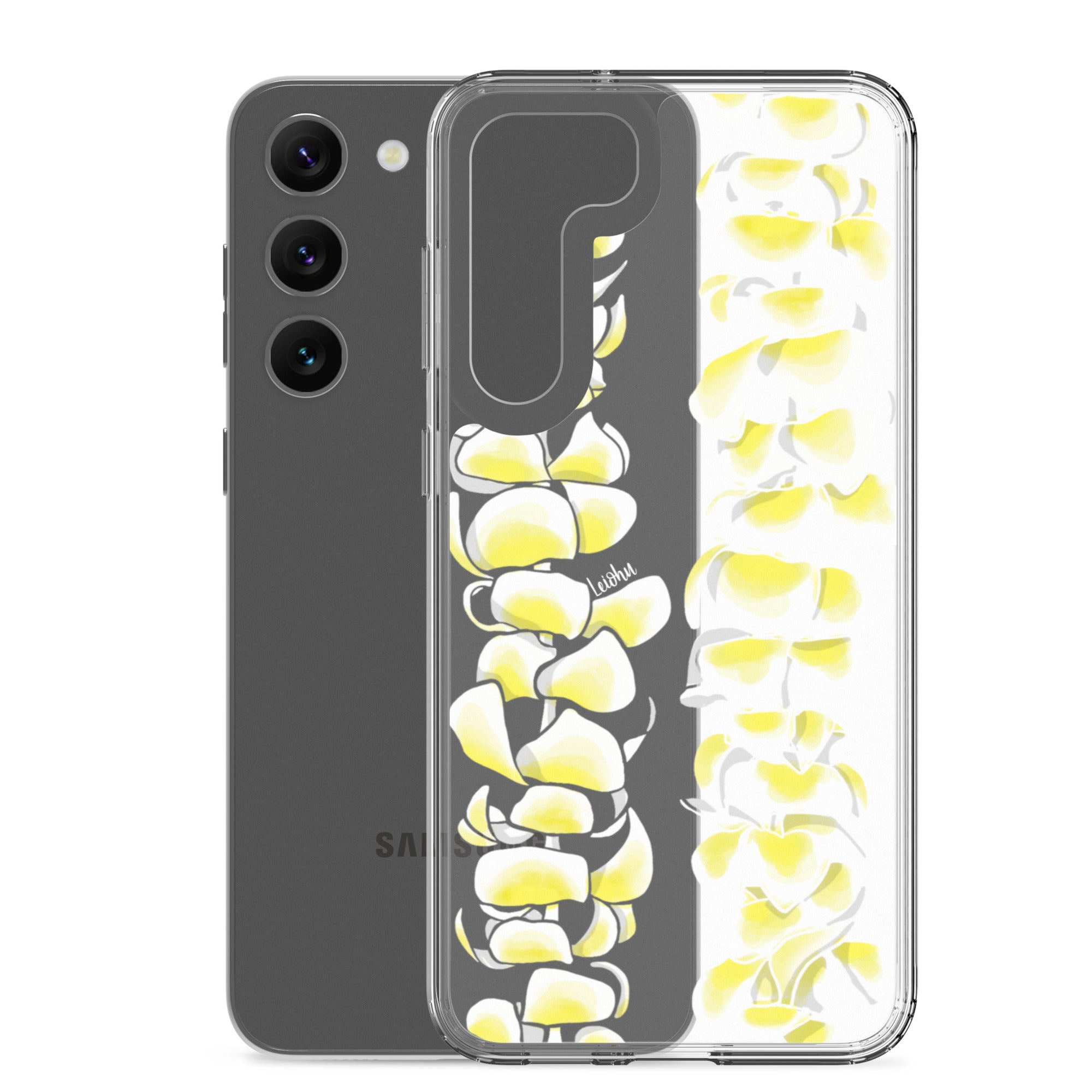 Plumeria - Clear Case for Samsung® - LEIOHU DESIGNS
