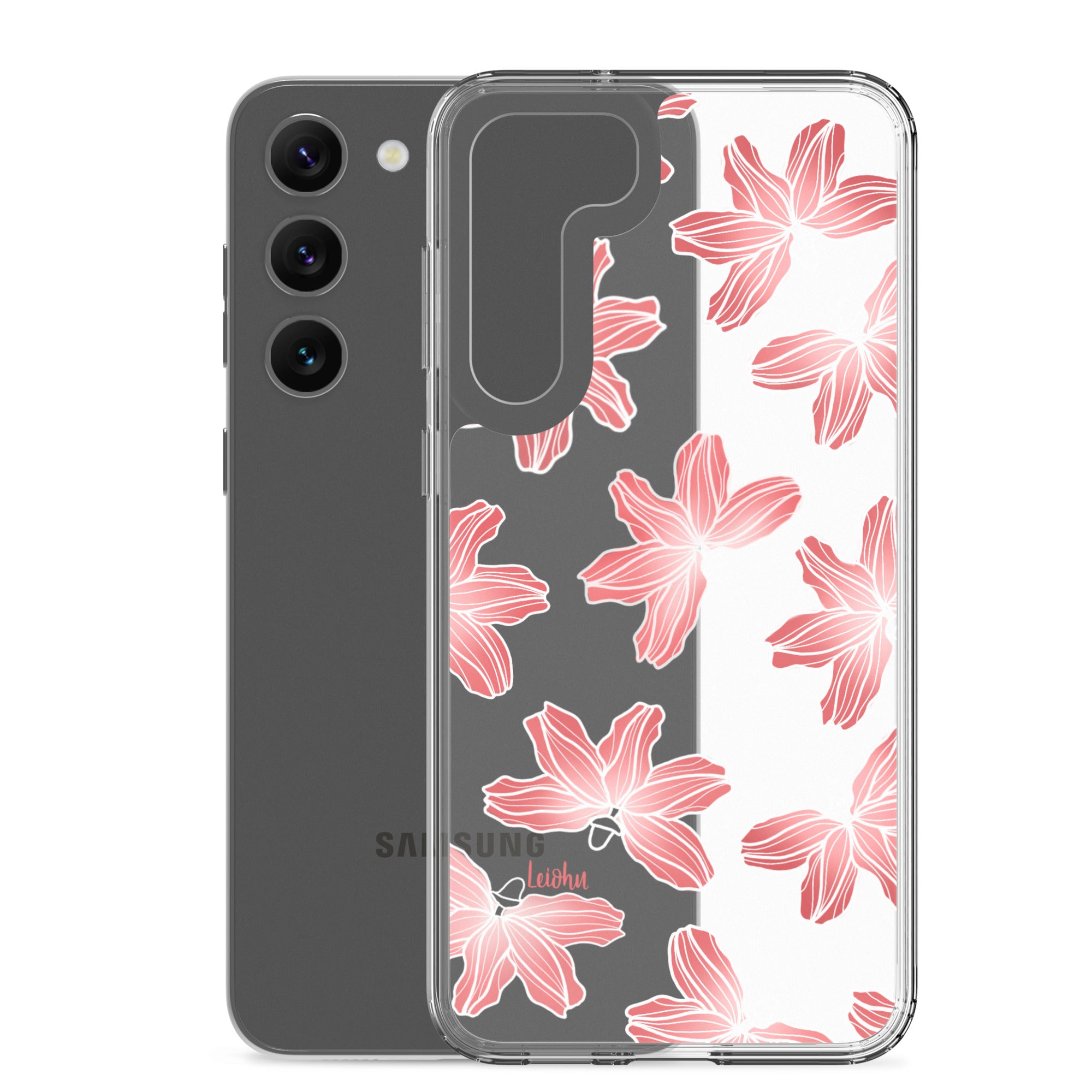 Naupaka Dream - Clear Case for Samsung® - LEIOHU DESIGNS