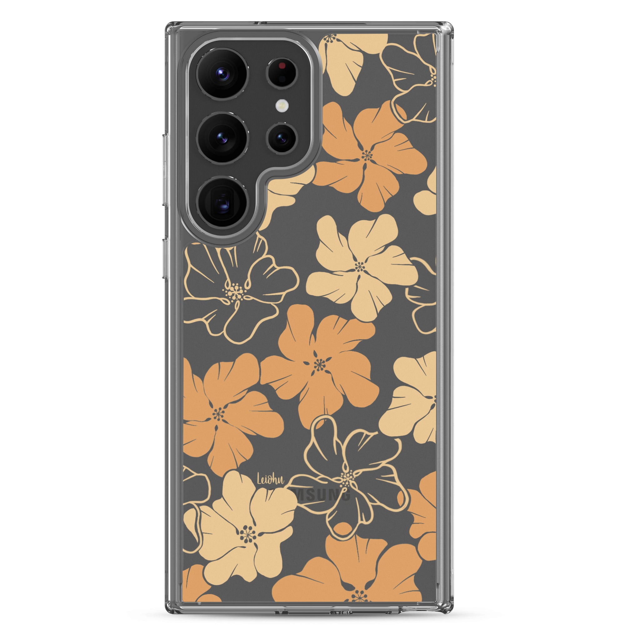 Retro Ilima - Clear Case for Samsung® - LEIOHU DESIGNS