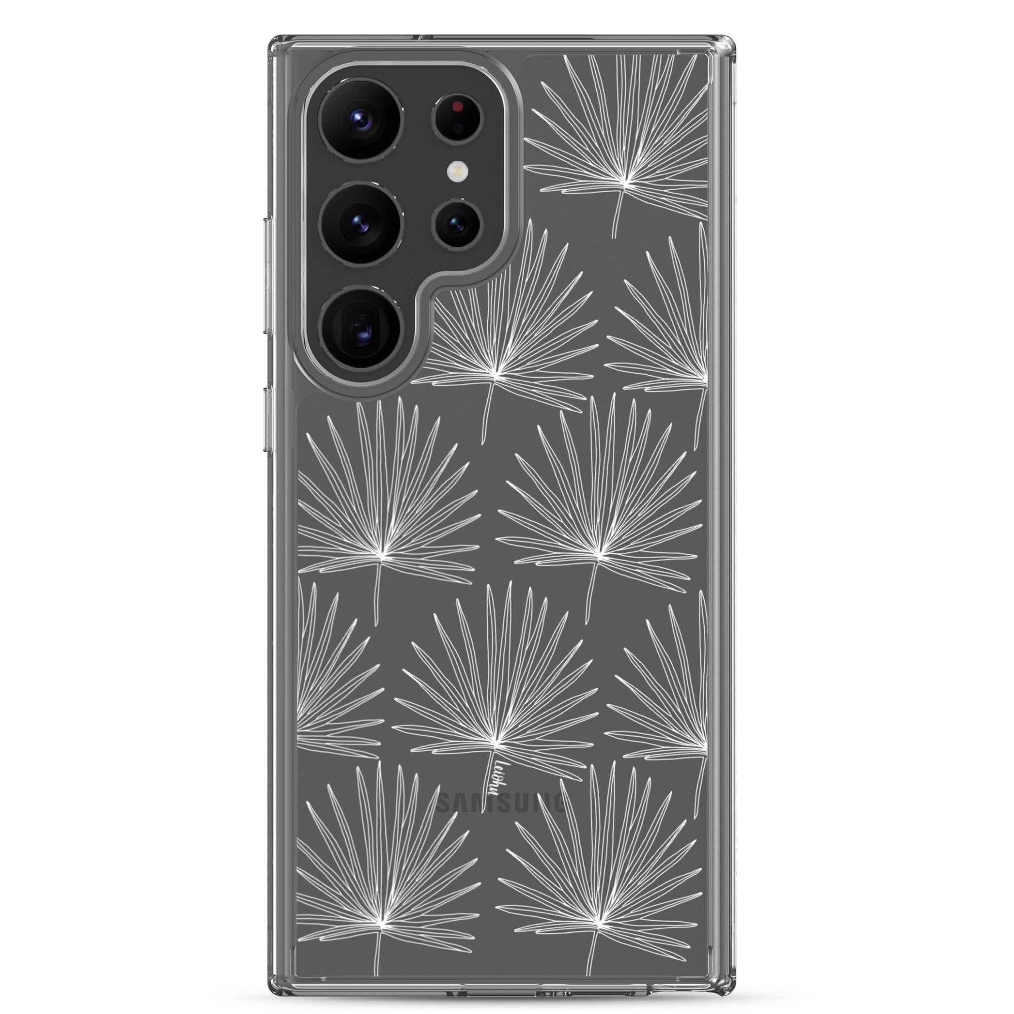 Fan Palm - Clear Case for Samsung® - LEIOHU DESIGNS