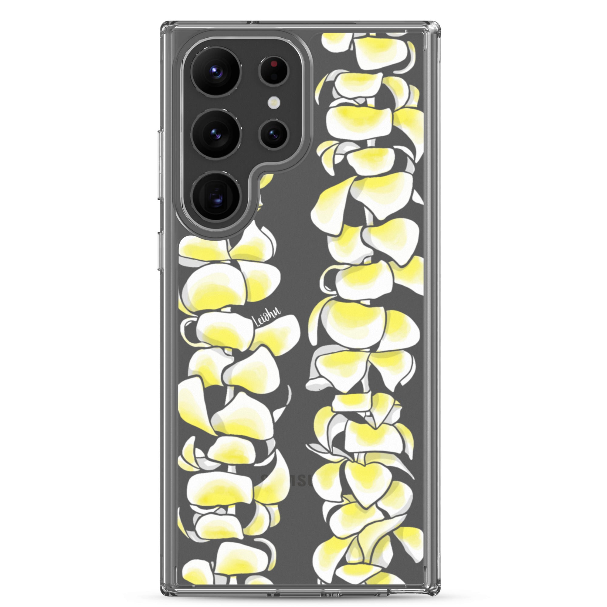 Plumeria - Clear Case for Samsung® - LEIOHU DESIGNS