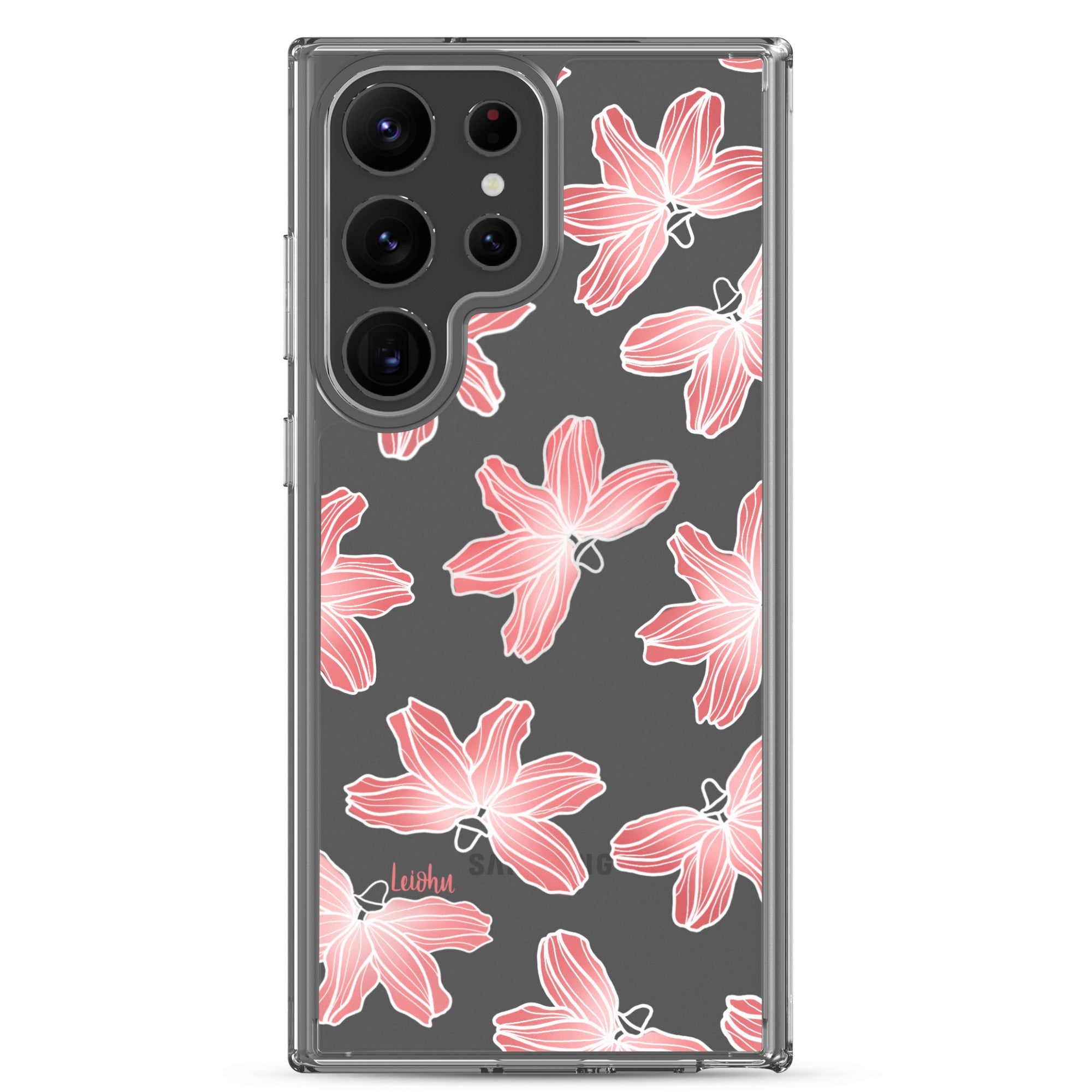 Naupaka Dream - Clear Case for Samsung® - LEIOHU DESIGNS