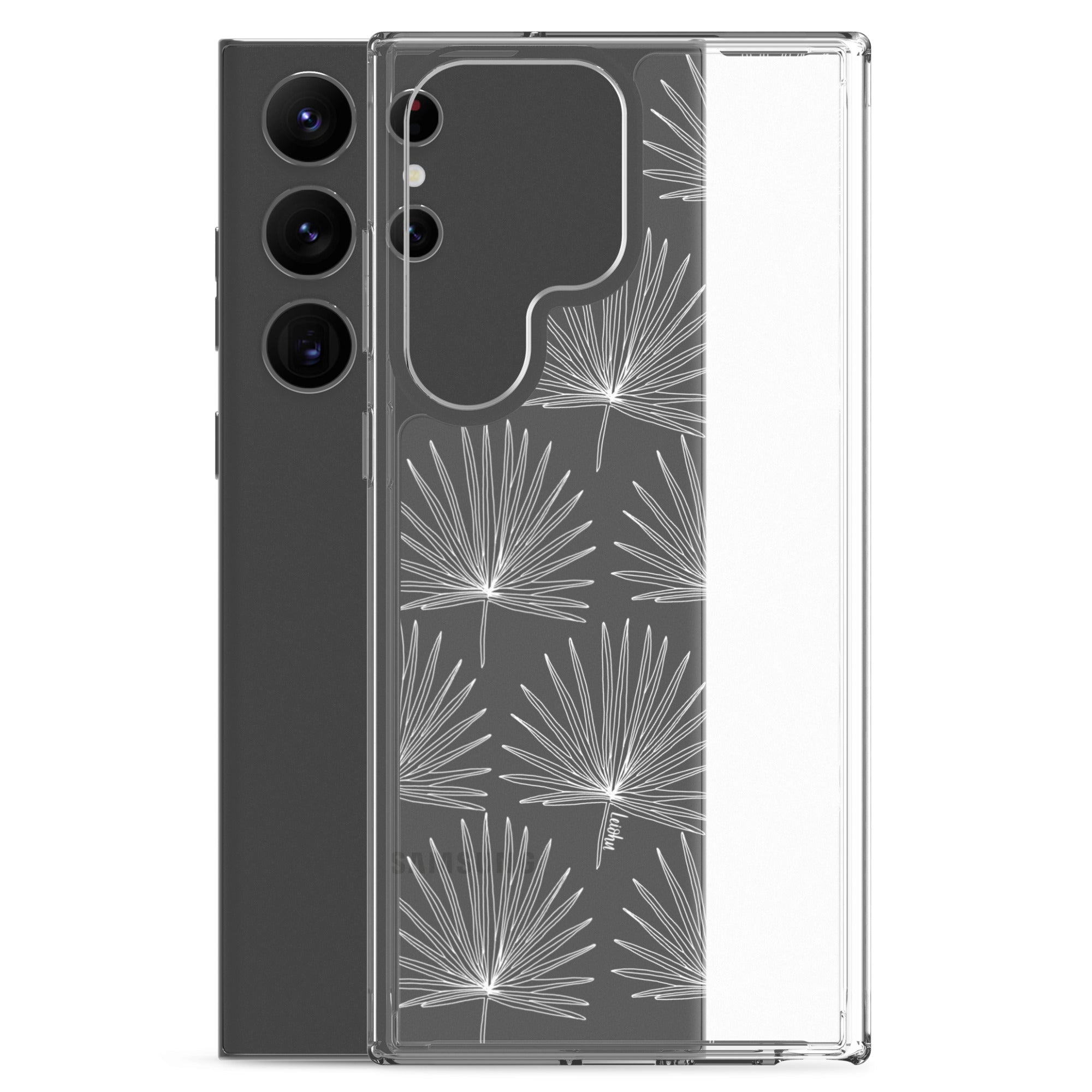 Fan Palm - Clear Case for Samsung® - LEIOHU DESIGNS