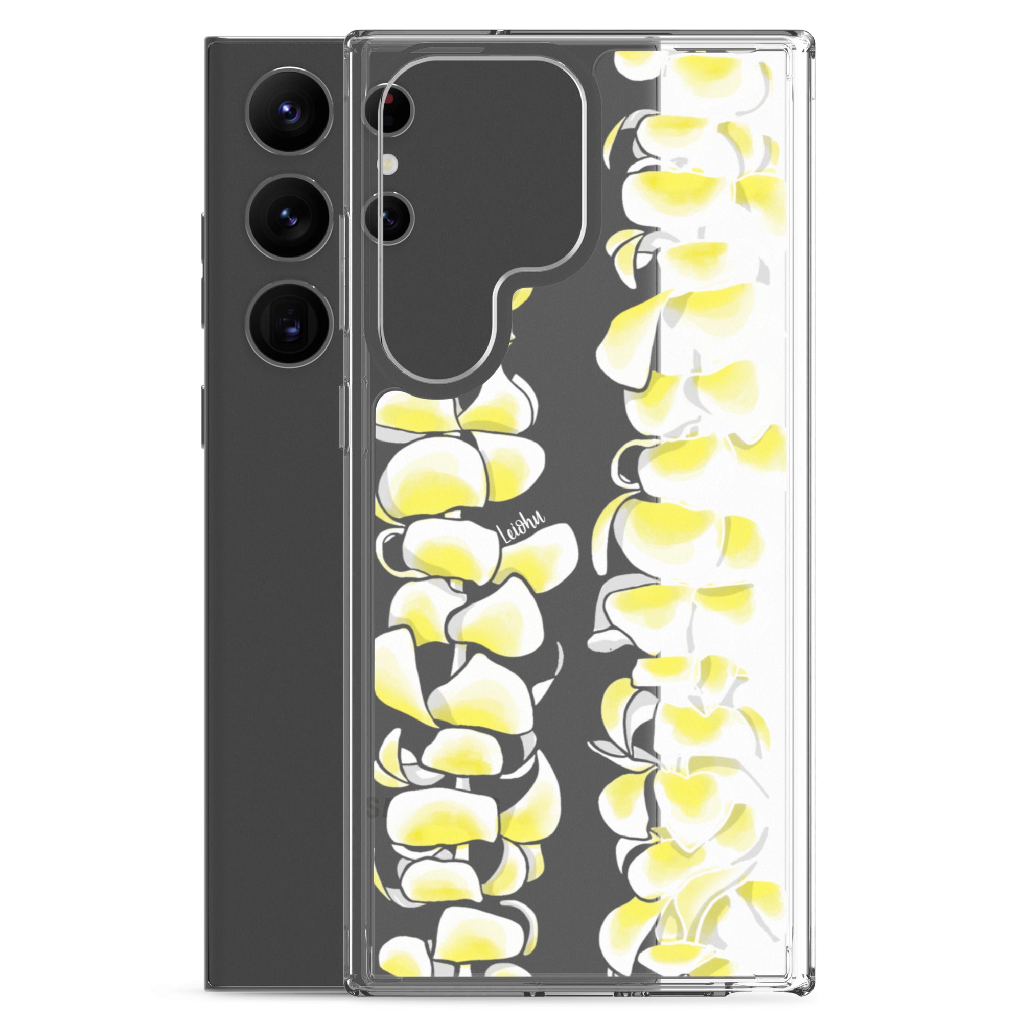 Plumeria - Clear Case for Samsung® - LEIOHU DESIGNS
