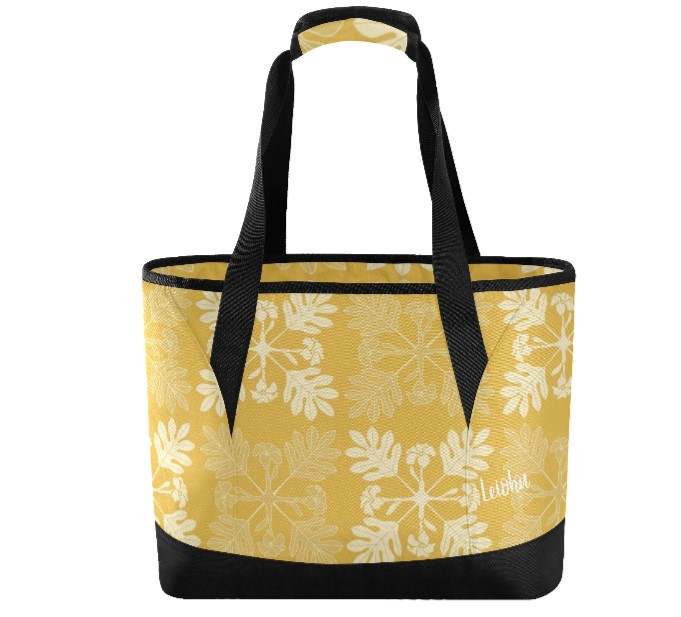 Puakenikeni Quilt - Insulated Cooler Bag - LEIOHU DESIGNS