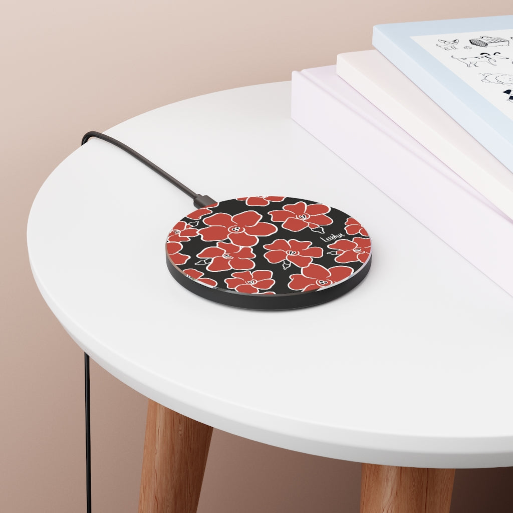 Retro Puakenikeni - Wireless Charger - LEIOHU DESIGNS