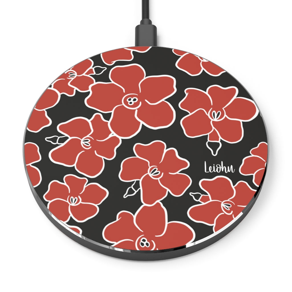 Retro Puakenikeni - Wireless Charger - LEIOHU DESIGNS