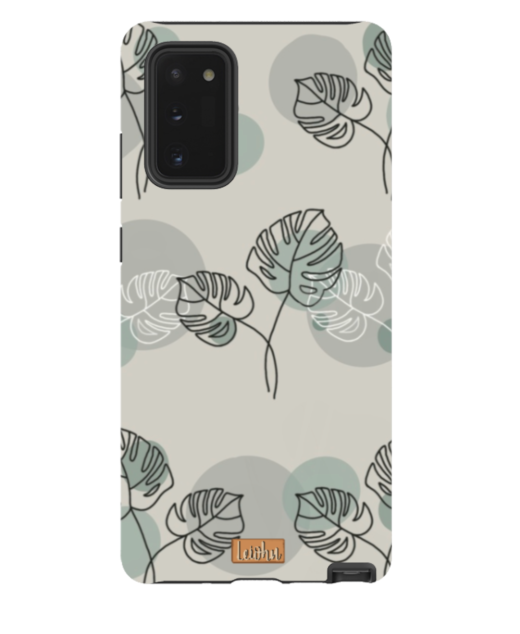 Monstera - Retro - Samsung Note - LEIOHU DESIGNS