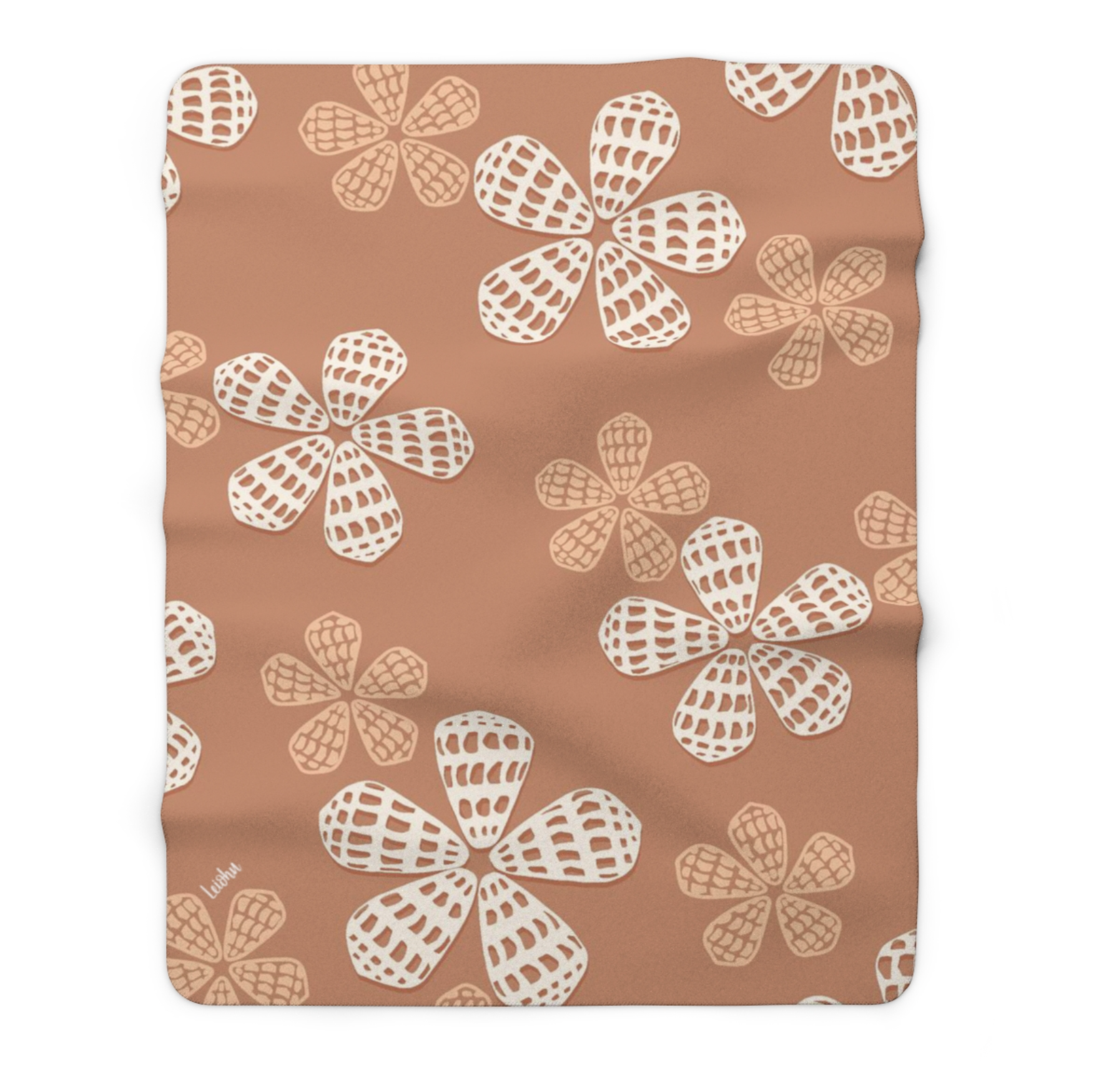 Hebrew Shell - Sherpa Fleece Blanket - LEIOHU DESIGNS
