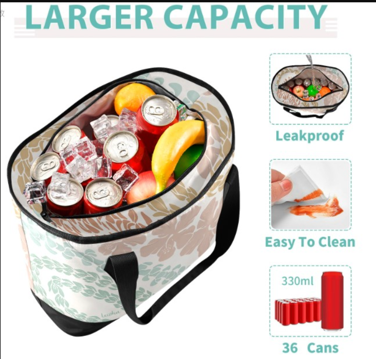 Groovy Lei - Insulated Cooler Bag - LEIOHU DESIGNS