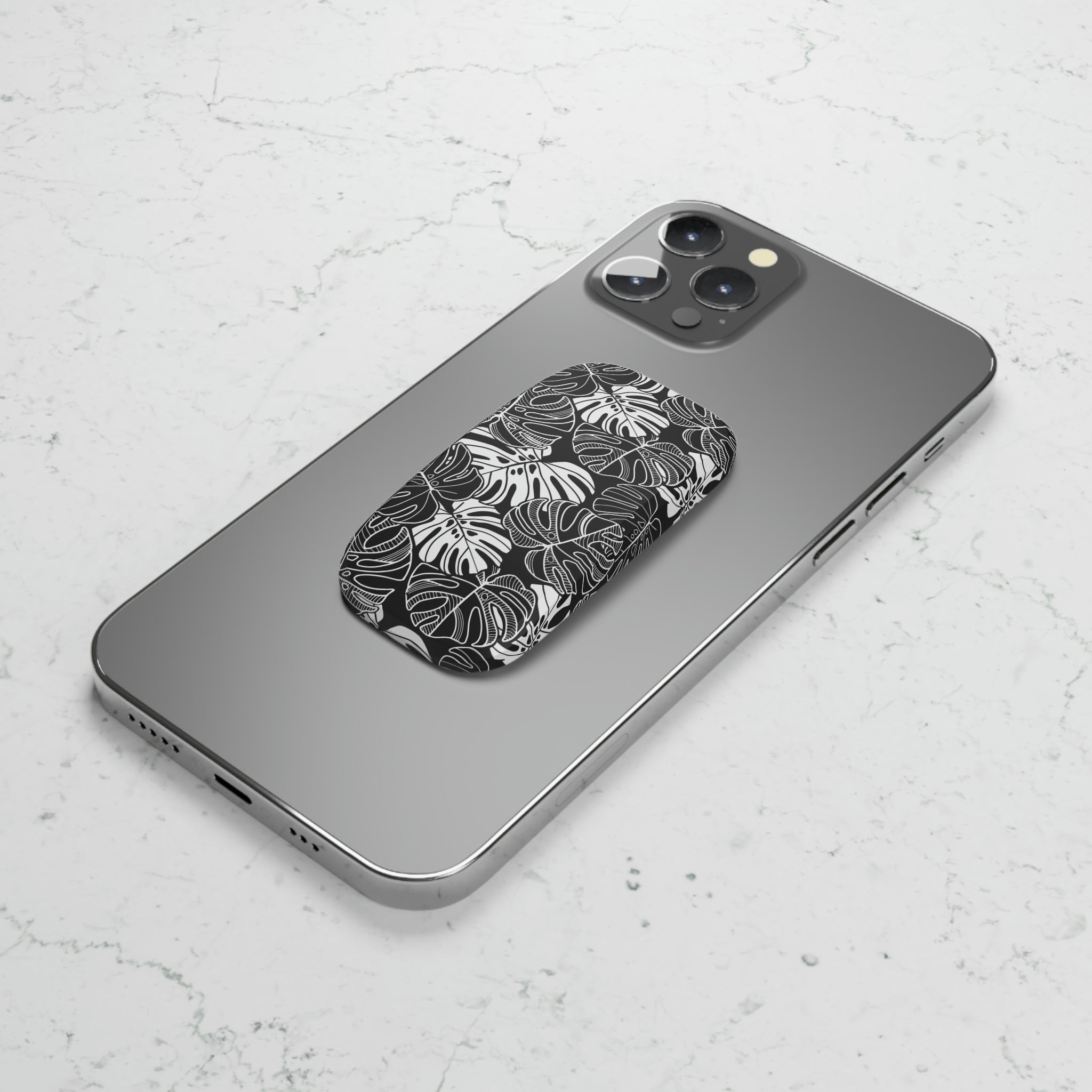 Monstera Dream - Phone Click-On Grip - LEIOHU DESIGNS