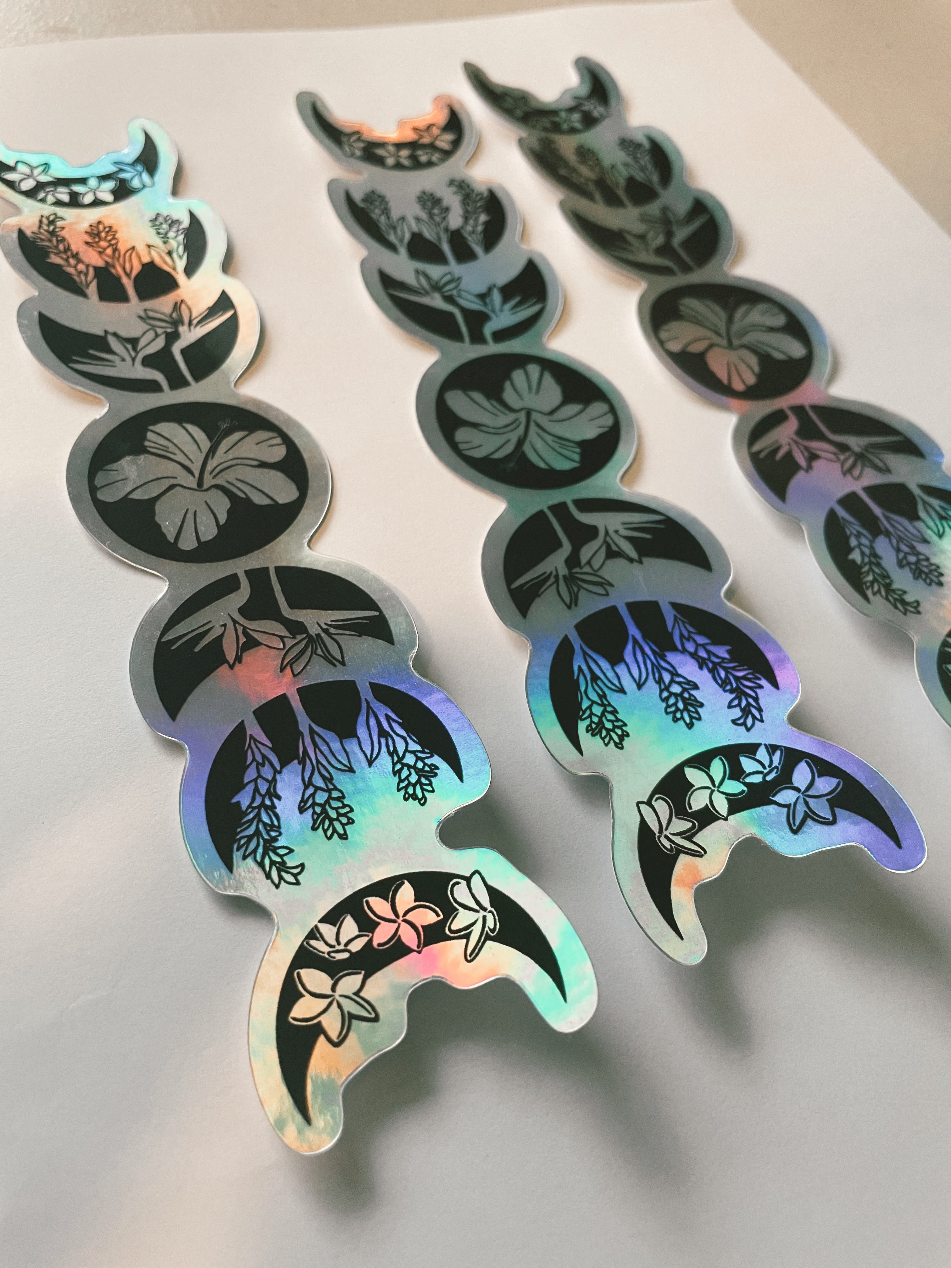 Pua Mahina - Holographic - pepili - LEIOHU DESIGNS