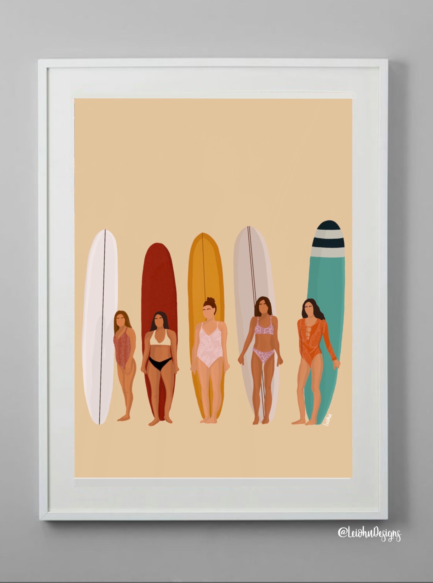 Wahine - Surf - LEIOHU DESIGNS