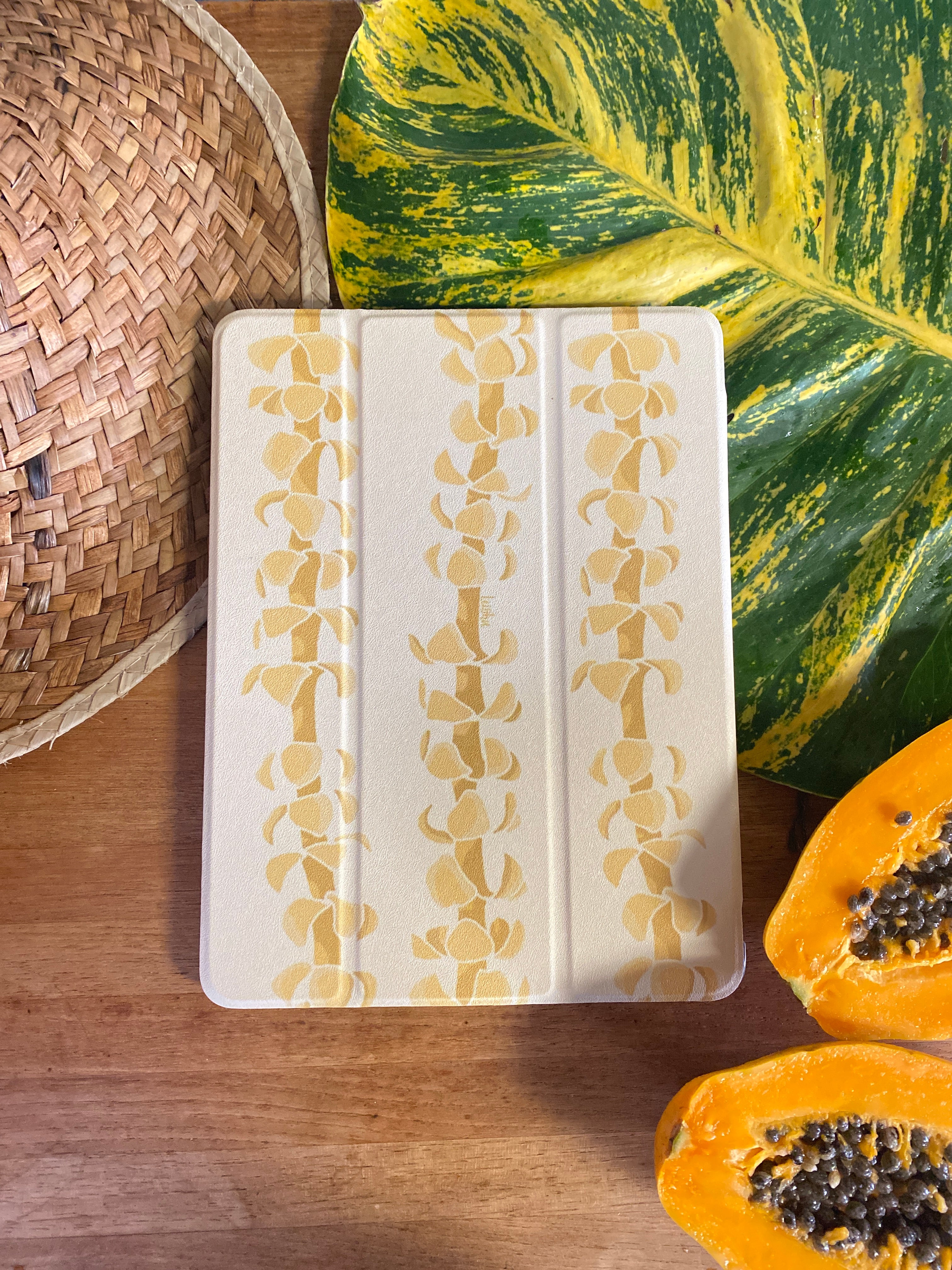 Puakenikeni Lei - iPad Case - LEIOHU DESIGNS