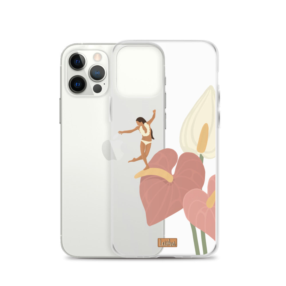He'e Nalu - Anthurium - iPhone Case - LEIOHU DESIGNS