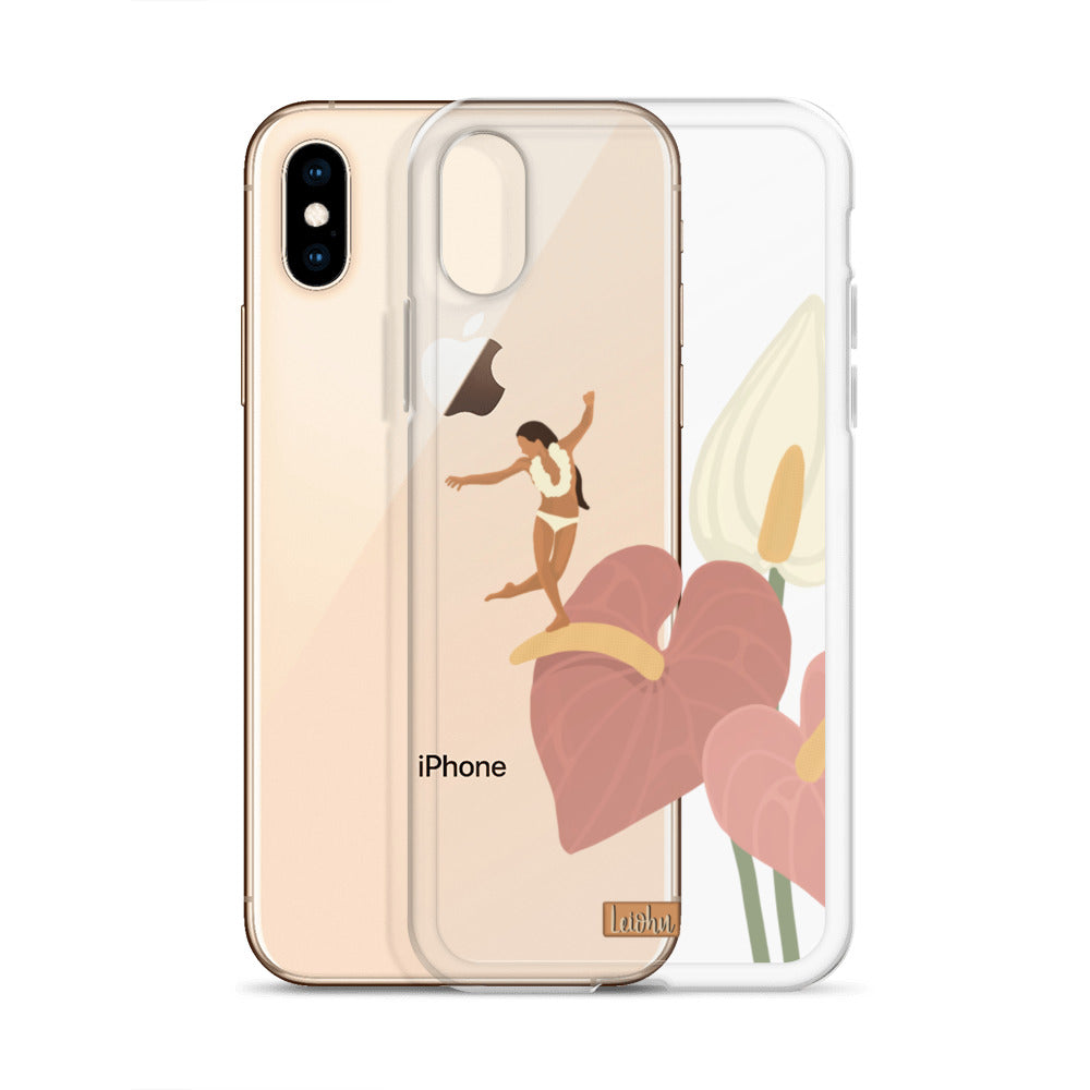 He'e Nalu - Anthurium - iPhone Case - LEIOHU DESIGNS