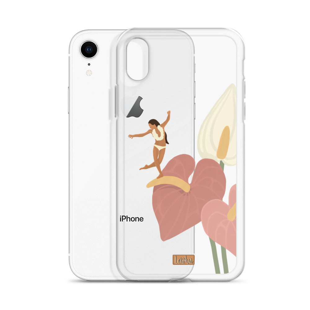 He'e Nalu - Anthurium - iPhone Case - LEIOHU DESIGNS