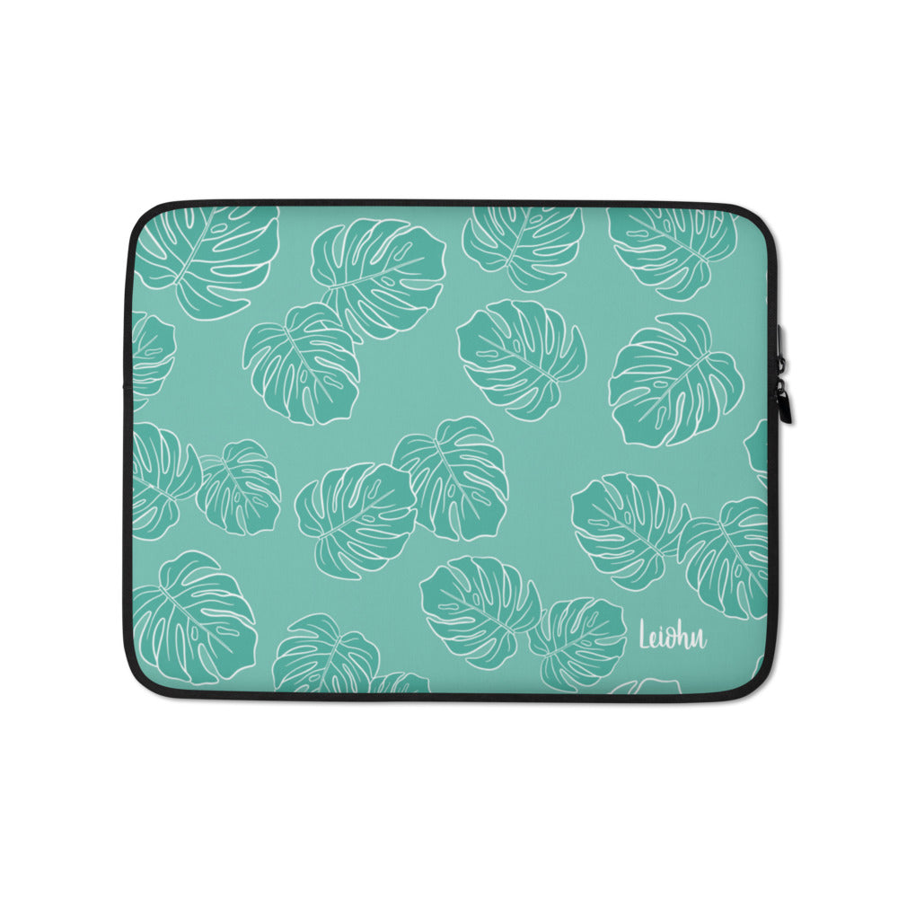 Monstera - Polu - Laptop Sleeve - LEIOHU DESIGNS
