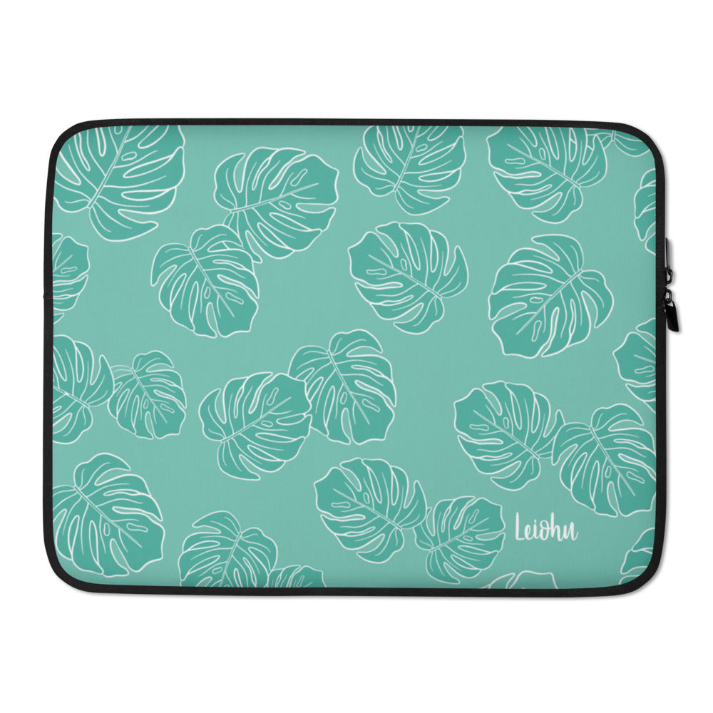 Monstera - Polu - Laptop Sleeve - LEIOHU DESIGNS