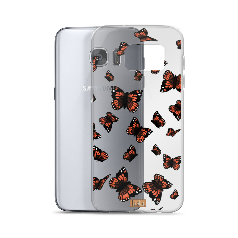 Pulelehua - Clear case - Samsung - LEIOHU DESIGNS