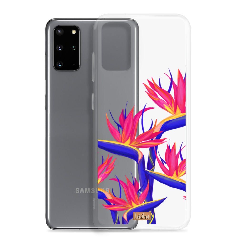 Pua Manu Neon - Clear Case - Samsung - LEIOHU DESIGNS