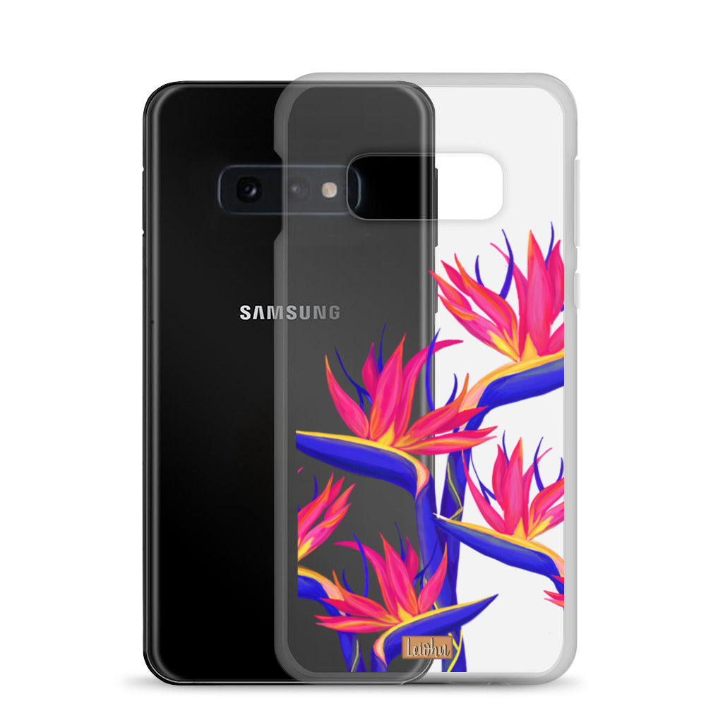 Pua Manu Neon - Clear Case - Samsung - LEIOHU DESIGNS