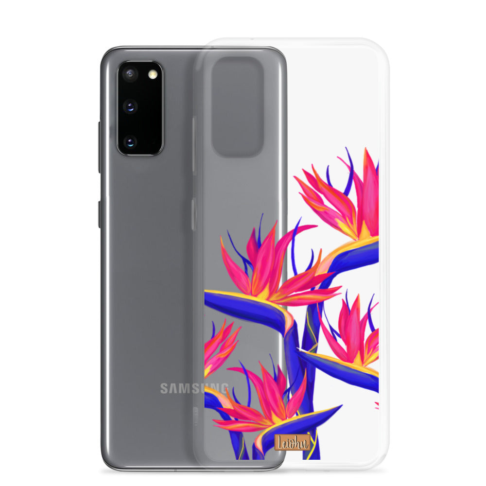 Pua Manu Neon - Clear Case - Samsung - LEIOHU DESIGNS