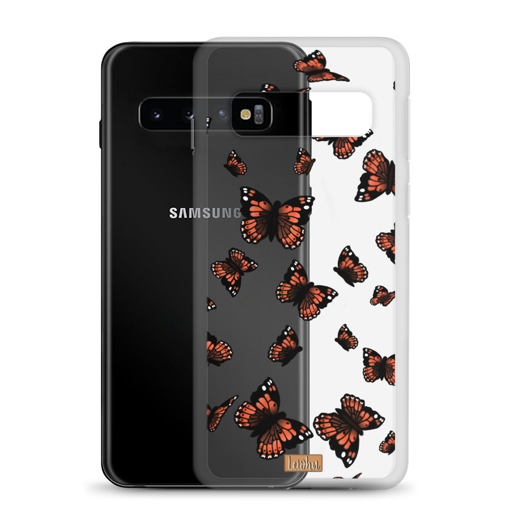 Pulelehua - Clear case - Samsung - LEIOHU DESIGNS