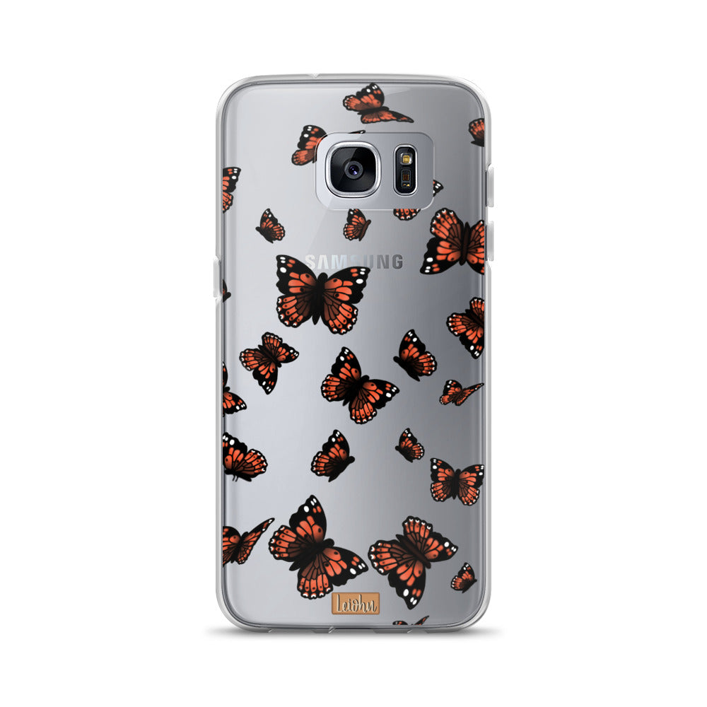 Pulelehua - Clear case - Samsung - LEIOHU DESIGNS