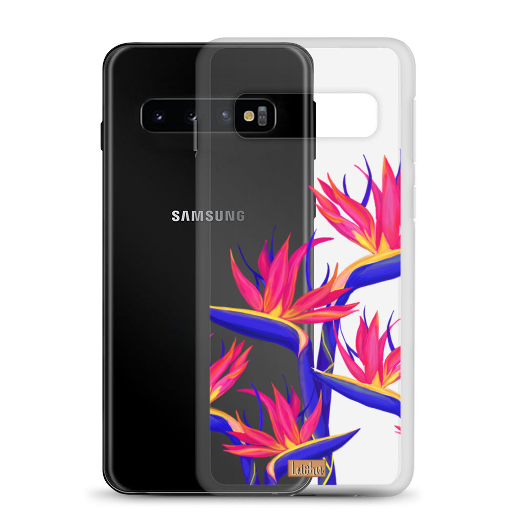 Pua Manu Neon - Clear Case - Samsung - LEIOHU DESIGNS