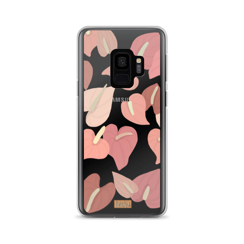 Anthurium - Clear case - Samsung - LEIOHU DESIGNS