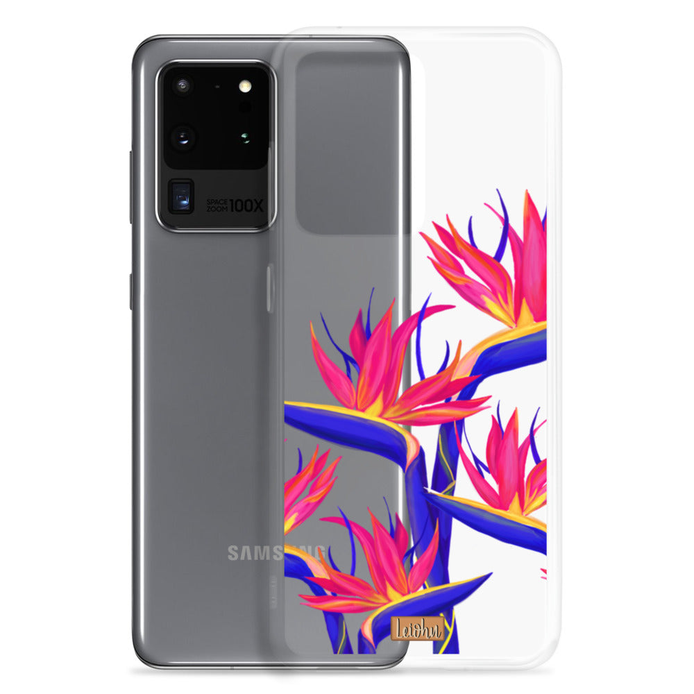 Pua Manu Neon - Clear Case - Samsung - LEIOHU DESIGNS