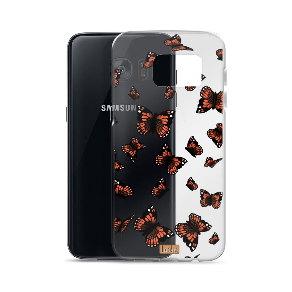 Pulelehua - Clear case - Samsung - LEIOHU DESIGNS