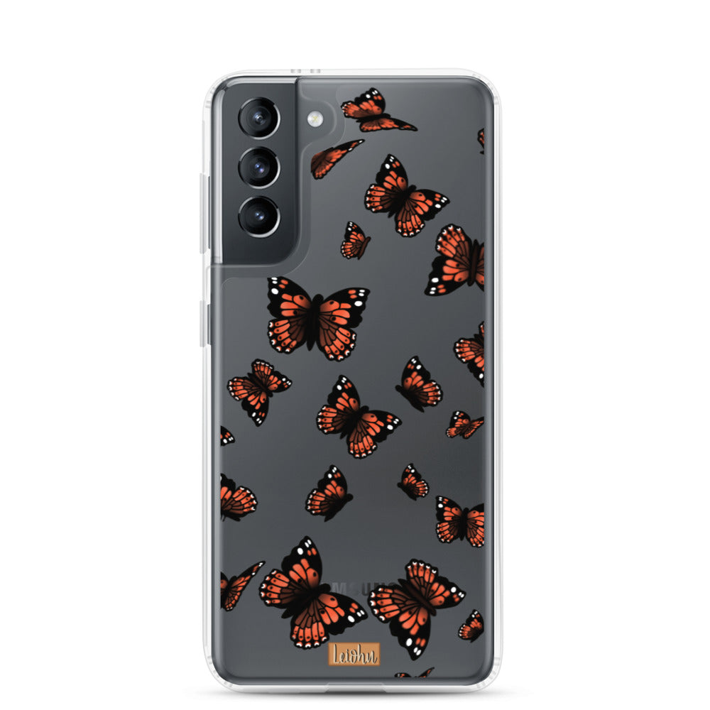 Pulelehua - Clear case - Samsung - LEIOHU DESIGNS