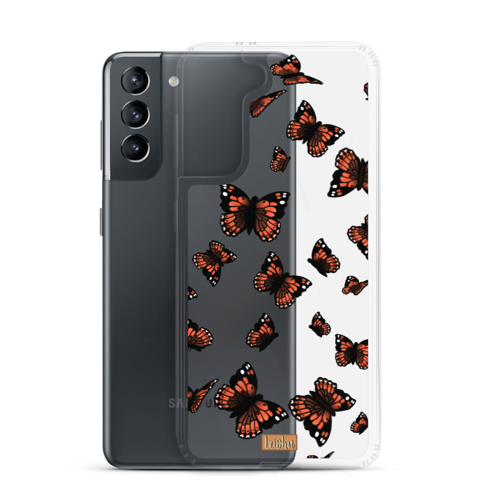 Pulelehua - Clear case - Samsung - LEIOHU DESIGNS