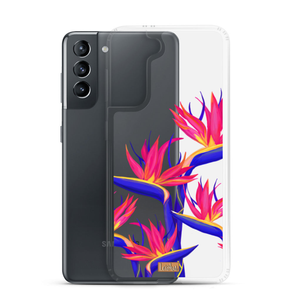 Pua Manu Neon - Clear Case - Samsung - LEIOHU DESIGNS