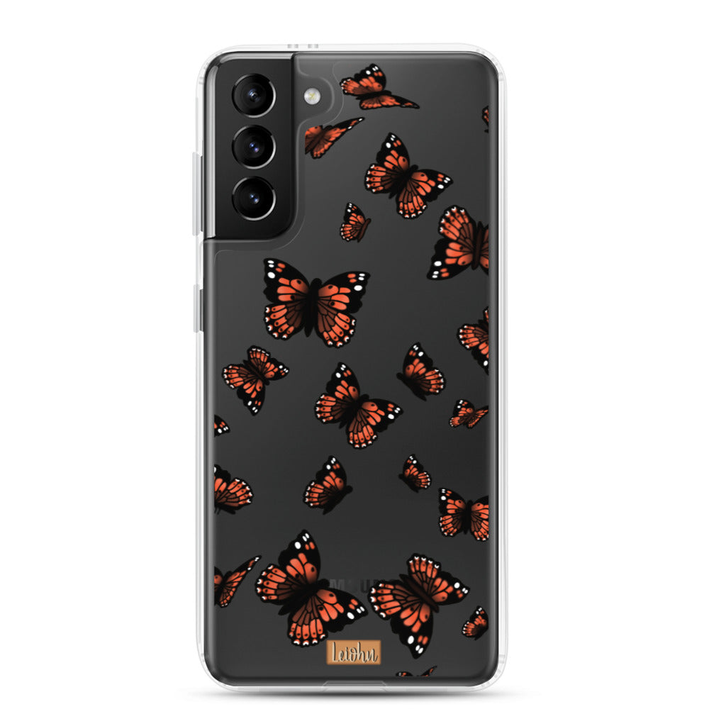 Pulelehua - Clear case - Samsung - LEIOHU DESIGNS