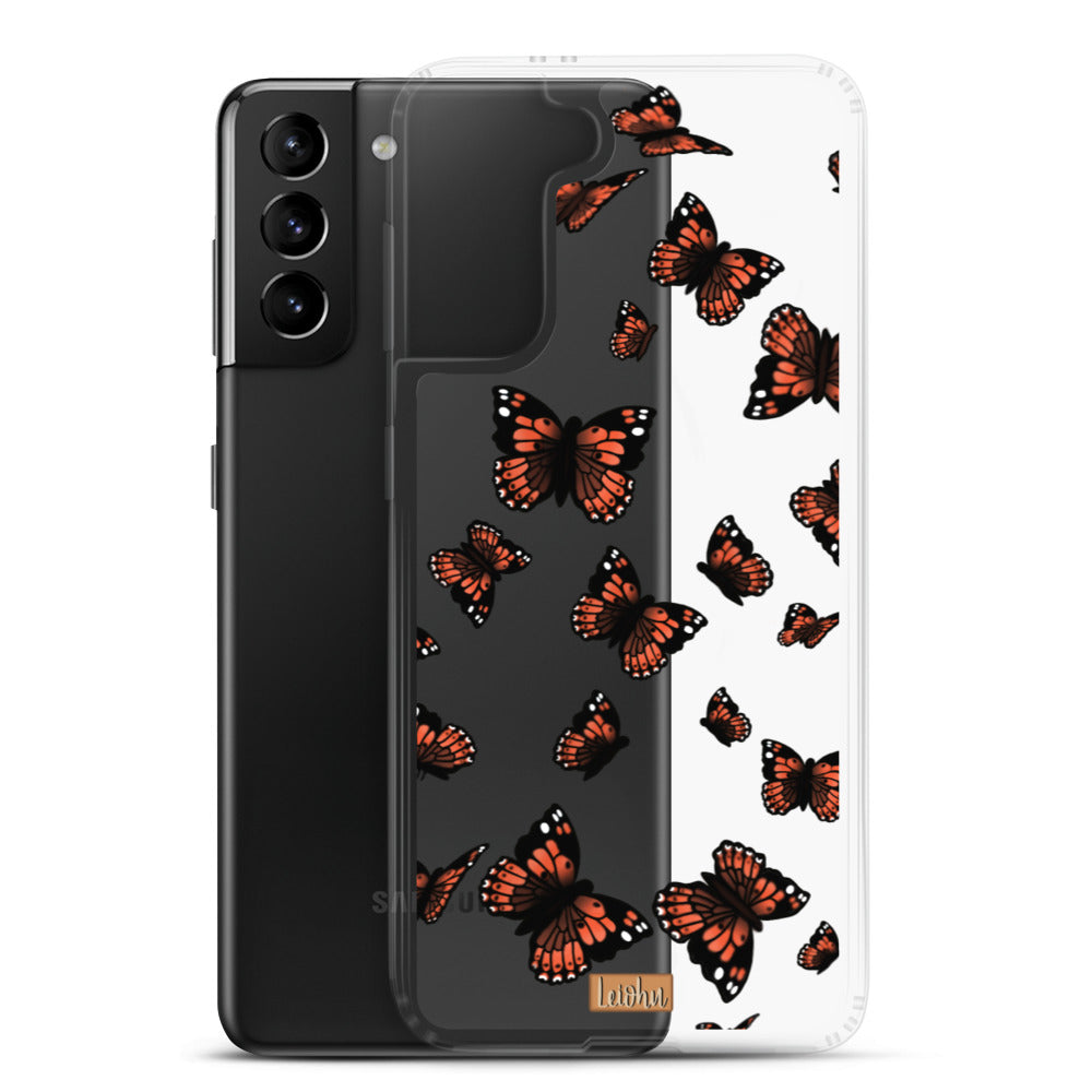 Pulelehua - Clear case - Samsung - LEIOHU DESIGNS