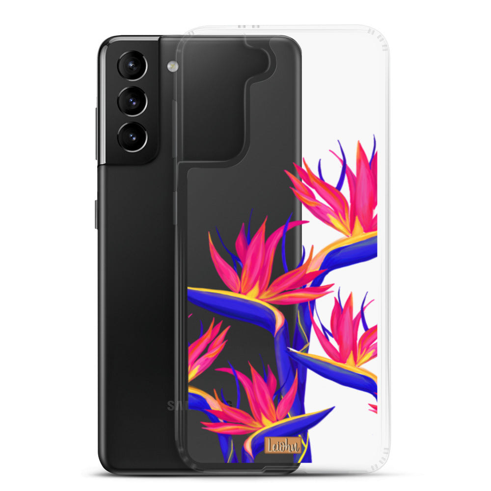Pua Manu Neon - Clear Case - Samsung - LEIOHU DESIGNS