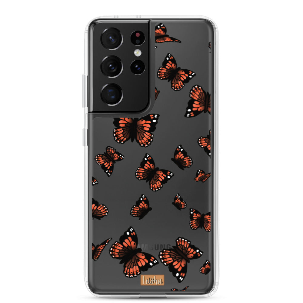 Pulelehua - Clear case - Samsung - LEIOHU DESIGNS