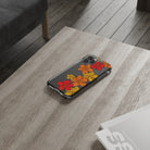 Hibiscus Retro - Clear Case - LEIOHU DESIGNS