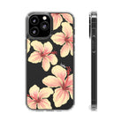 Hibiscus - ke'oke'o - Clear Case - LEIOHU DESIGNS