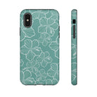 Hibiscus - Teal - LEIOHU DESIGNS