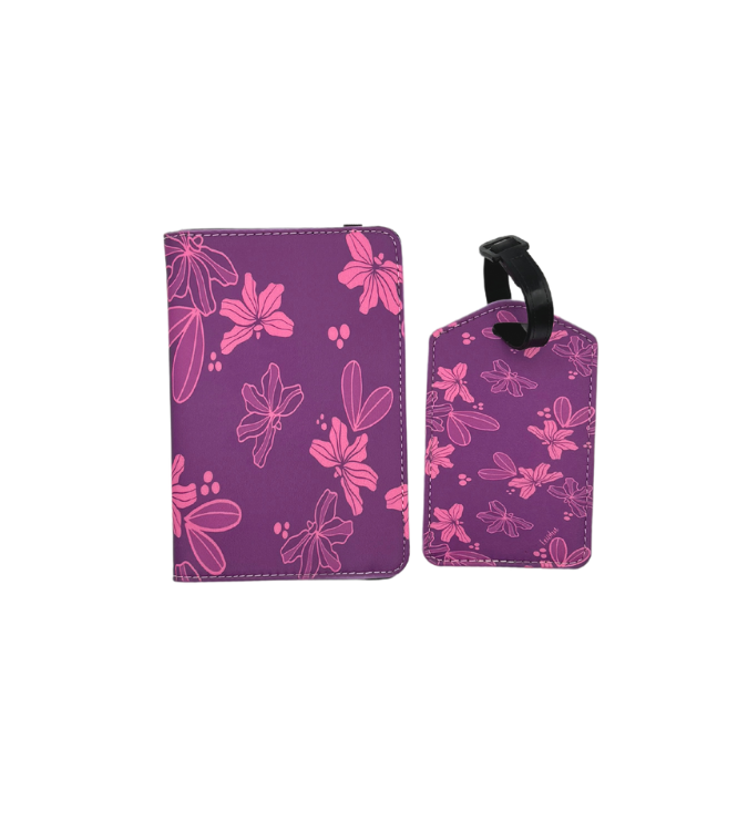 Naupaka  - Passport Cover & Luggage Tag Set