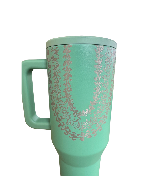 Lei'ohu 40oz Tumblers - Leak proof lid- – LEIOHU DESIGNS